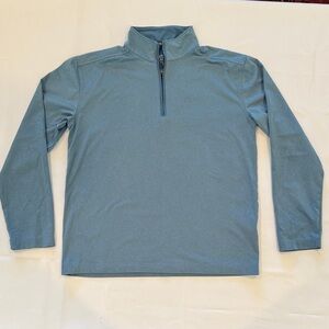 Blue Quarter-Zip Pullover